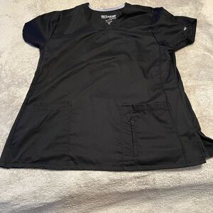 Grey's Anatomy Black V-Neck Scrub Top